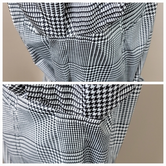 Talbots Petites Glen Houndstooth Plaid Water Resistant Trench/Rain Coat Sz 16P - Picture 12 of 13